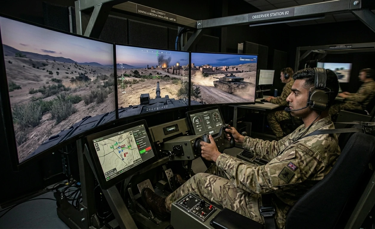 Multi-Screen Mission Simulator, Defence Application